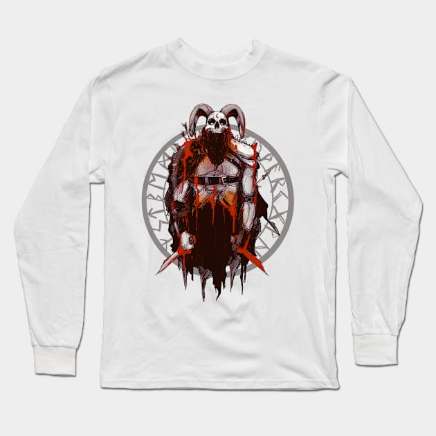 The Viking Long Sleeve T-Shirt by LVBart